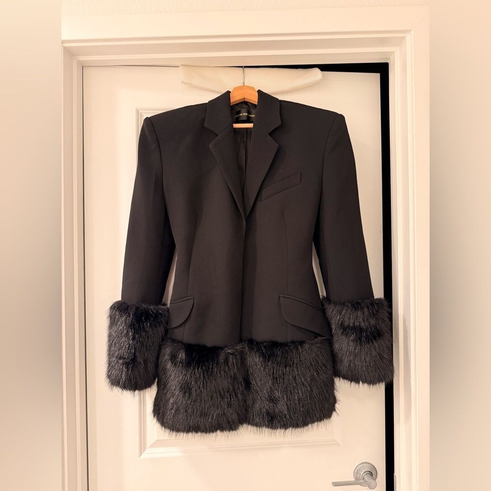 NWOT BRONX AND BANCO Emerson Black Blazer Dress - Picture 13 of 16